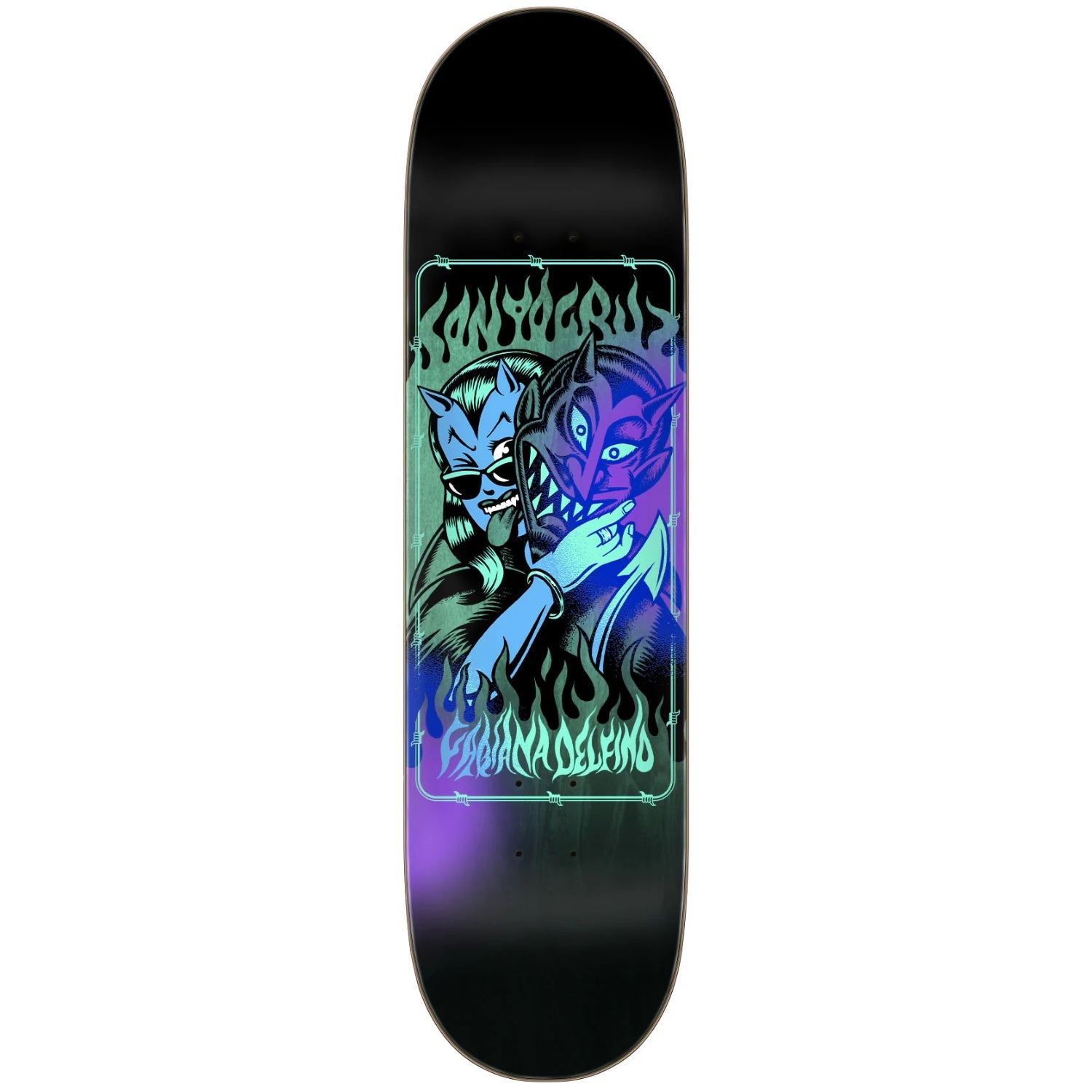 Santa Cruz Delfino Devil Mask Pro Deck