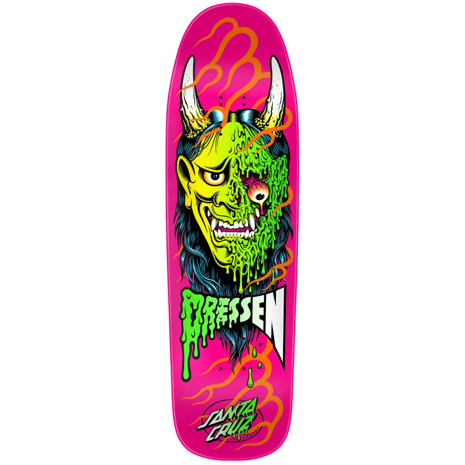 Santa Cruz Dressen Hannya Mask Pro Shaped Deck