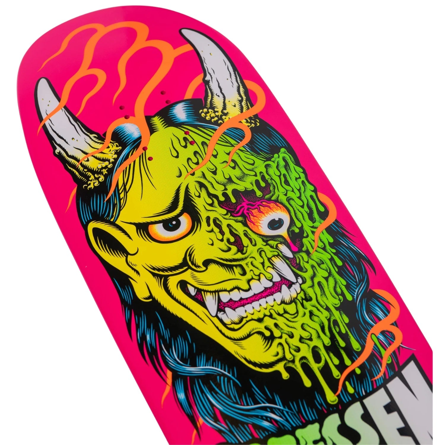 Santa Cruz Dressen Hannya Mask Pro Shaped Deck
