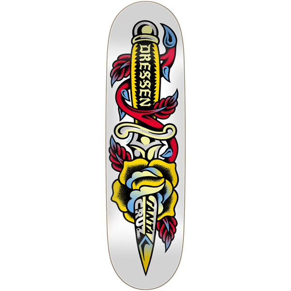 Santa Cruz Dressen Rose Dagger Pro Skateboard Deck