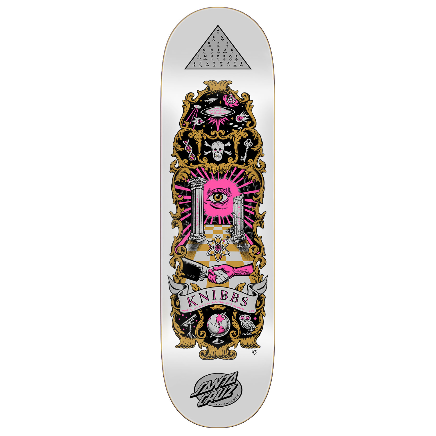Santa Cruz Knibbs Cryptic Pro Skateboard Deck