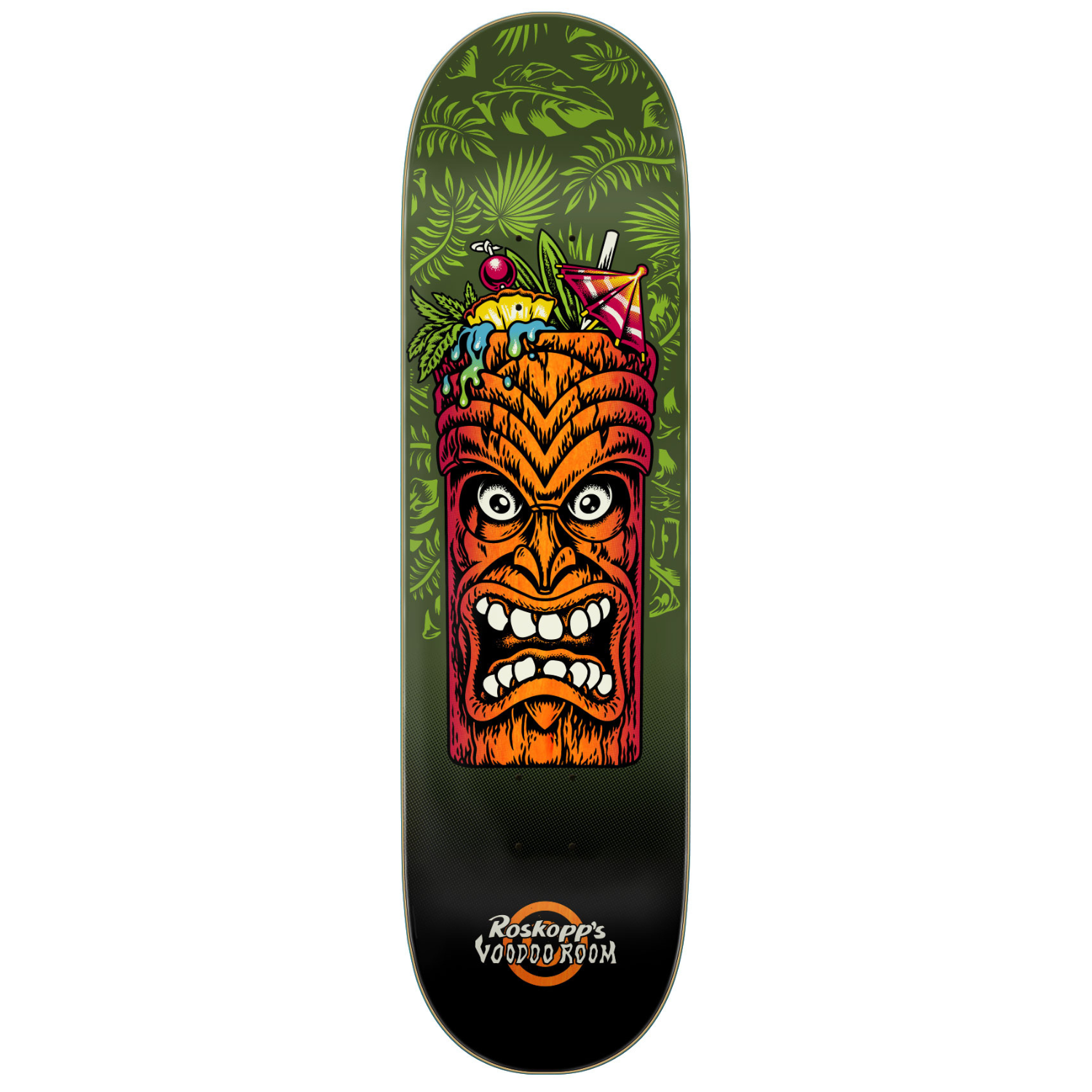 Santa Cruz Roskopp Tiki Mug Pro Skateboard Deck