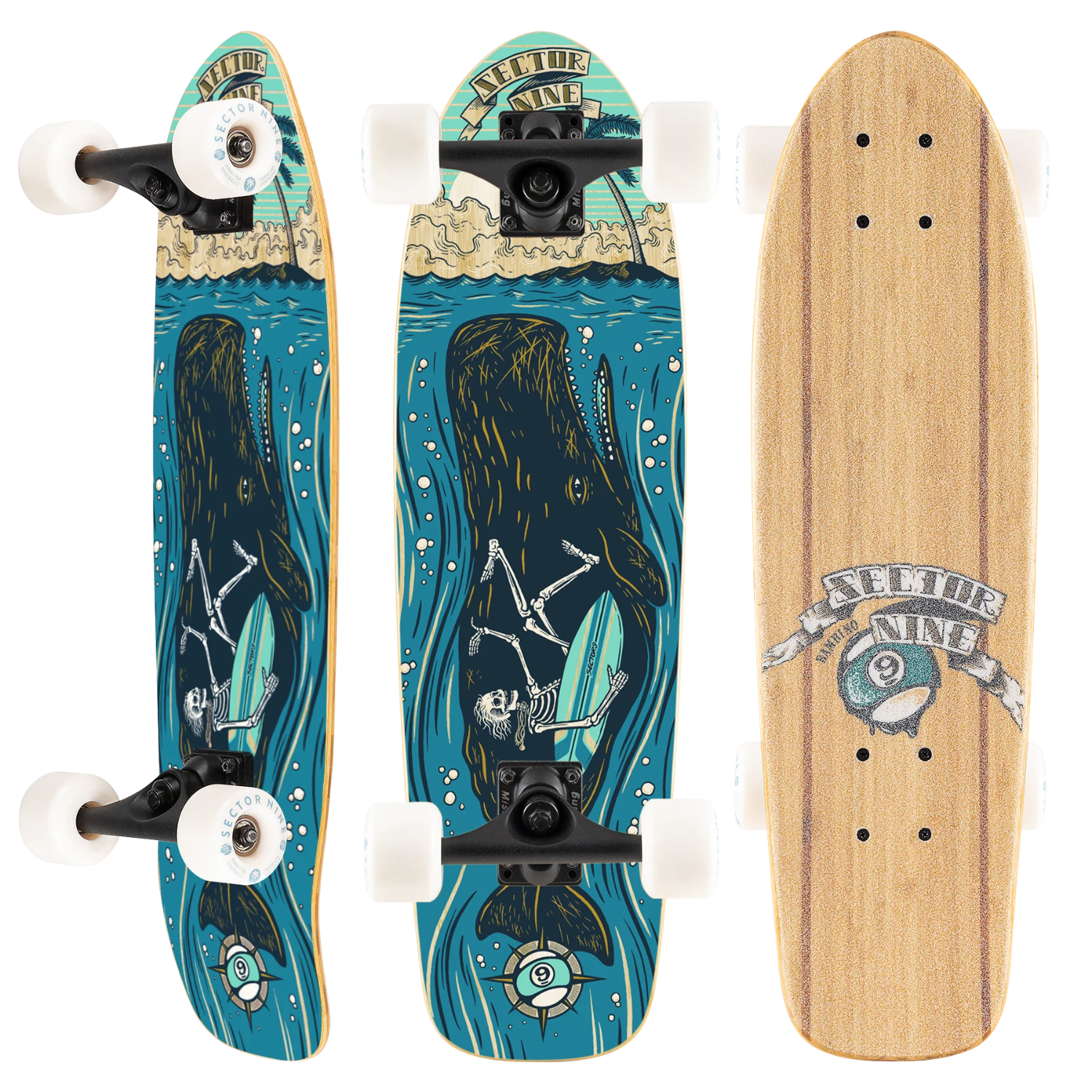 Sector 9 Bambino Moby 26.5" Cruiser Complete Skateboard