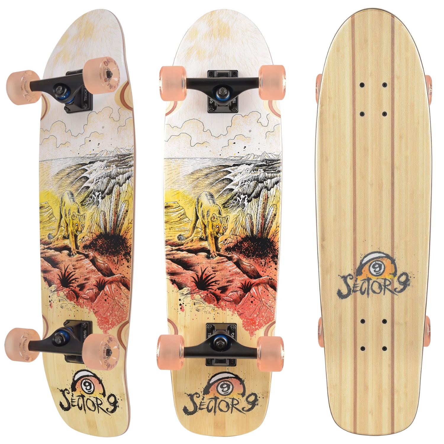 Sector 9 Bamboozler Patrol 31.5" Cruiser Complete Skateboard