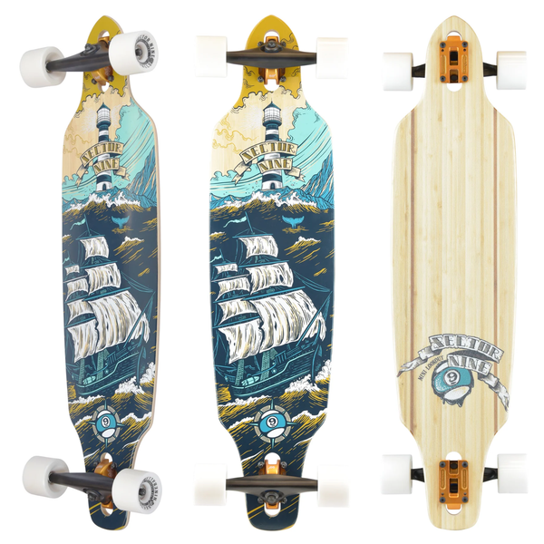 Sector 9 Mini Lookout Voyage 37.5" Complete Longboard