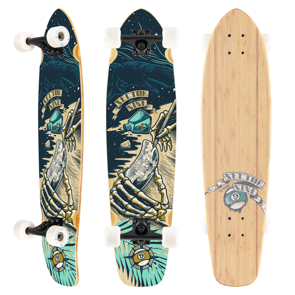 Sector 9 Strand Castaway 34" Cruiser Complete Skateboard