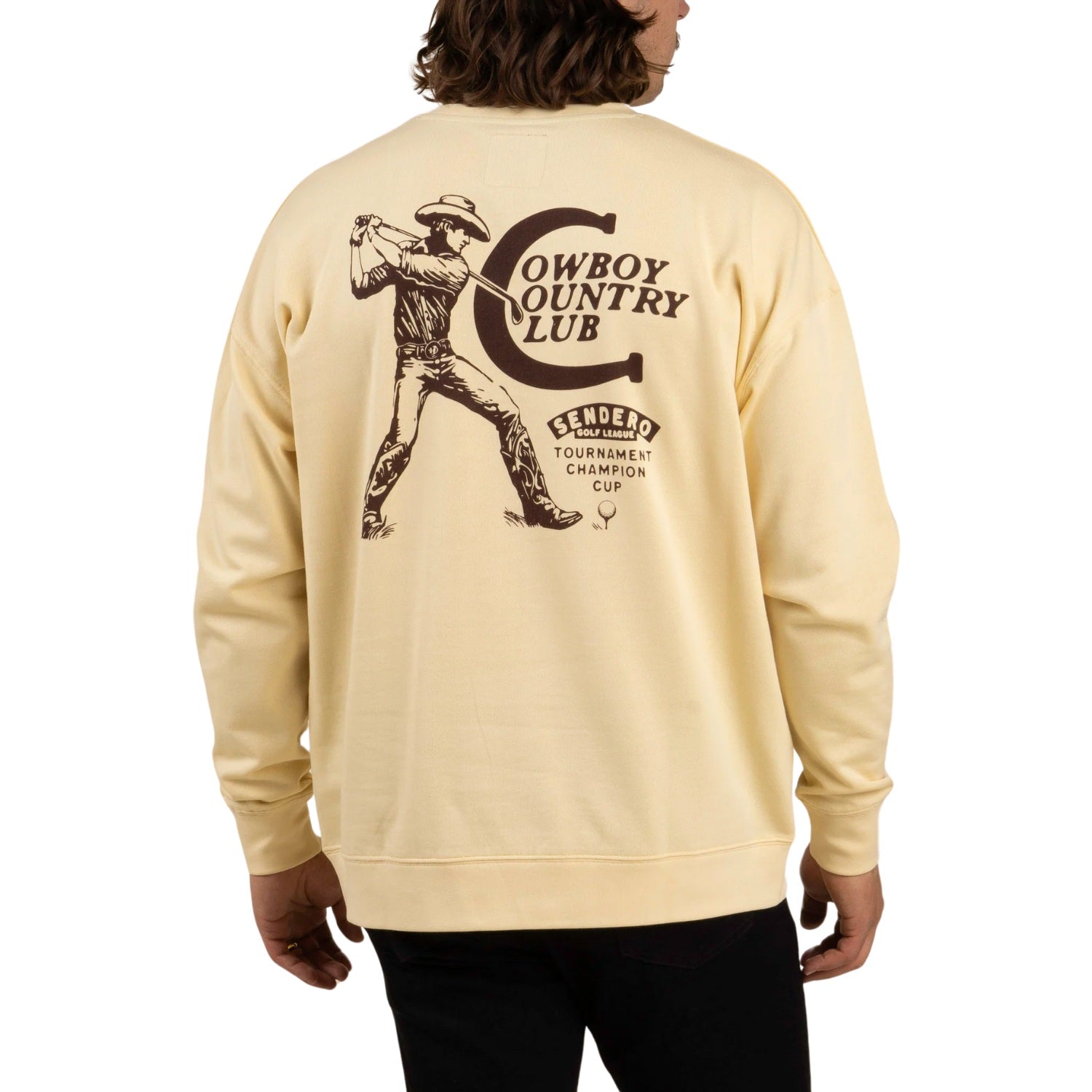 Sendero Cowboy Country Club Crew Sweatshirt - Men's