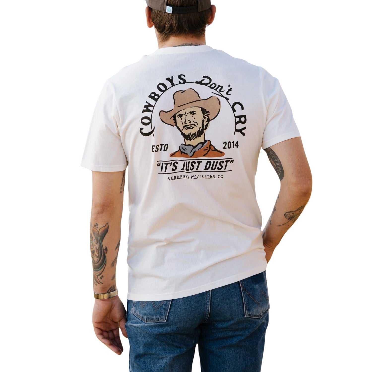 Sendero Cowboys Don’t Cry S/S Tee - Men's