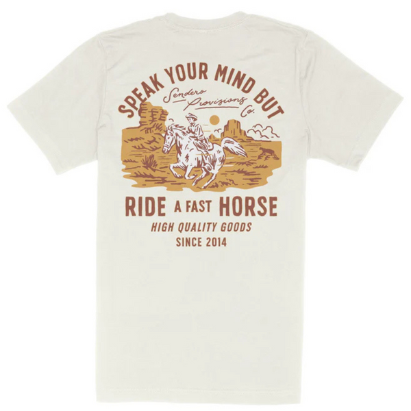 Sendero Fast Horse Tee Shirt - Men's