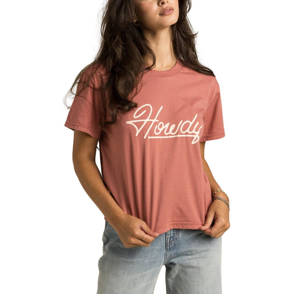 Sendero Howdy Dude S/S Crop Tee - Women's