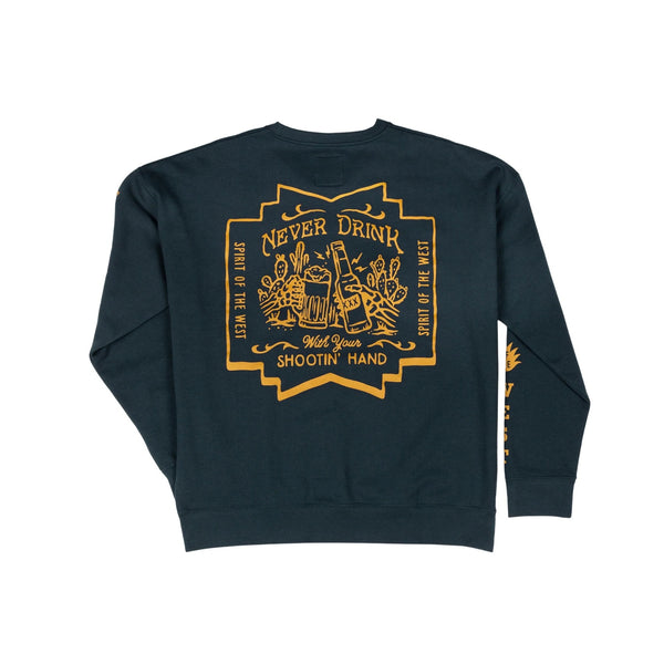 Sendero Shootin' Hand Sweatshirt ¡Salud! - Men's