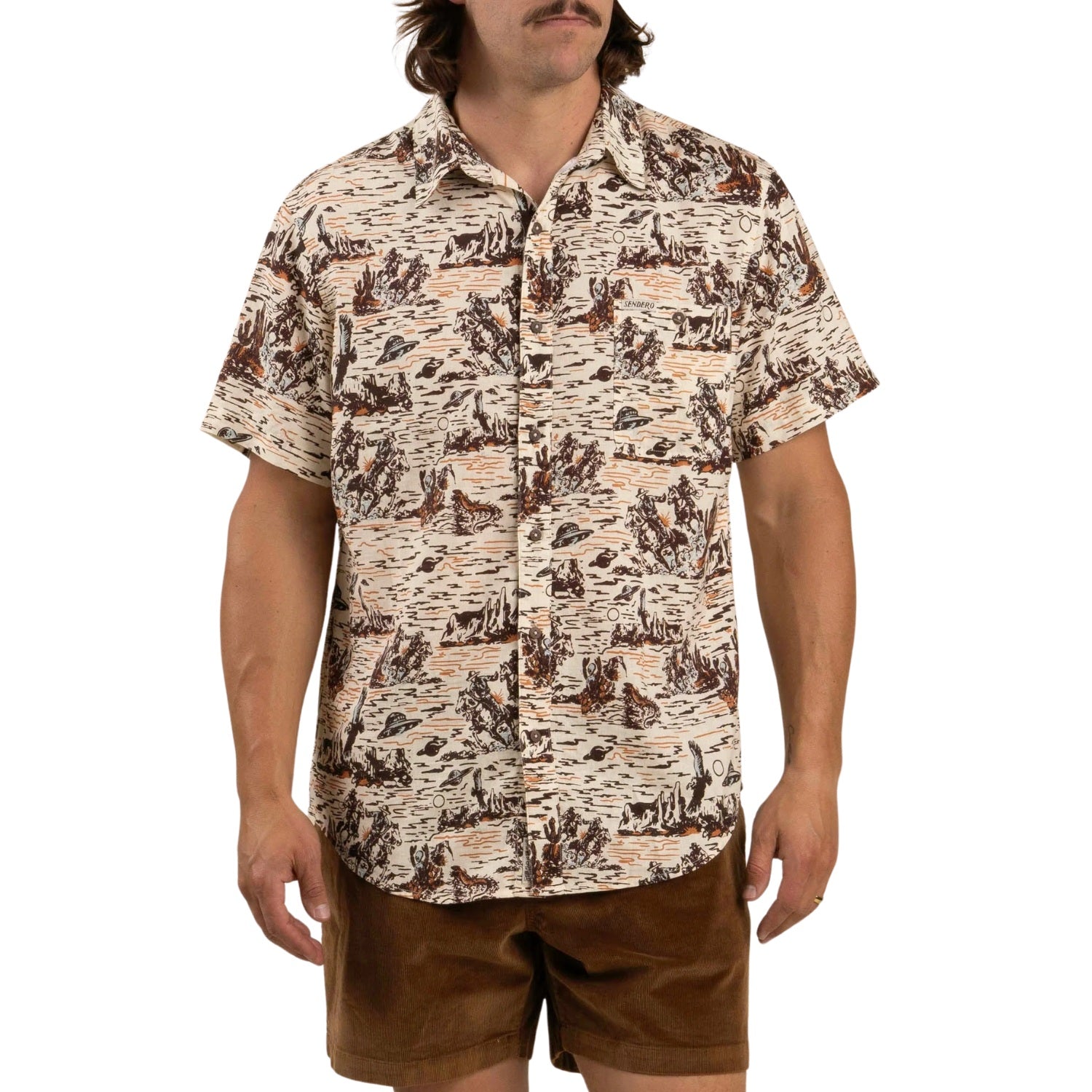 Desert Abduction Print / White