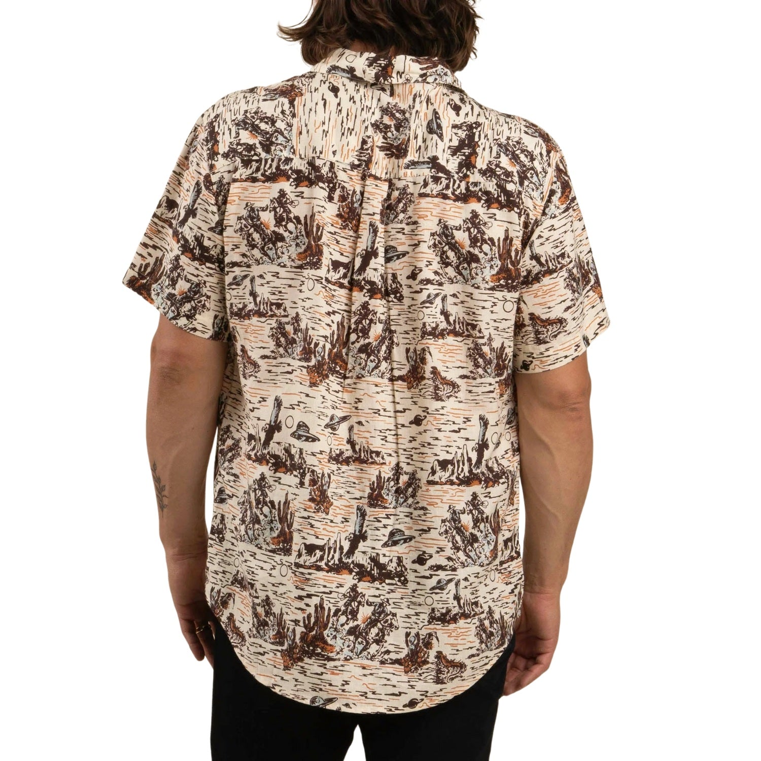 Desert Abduction Print / White