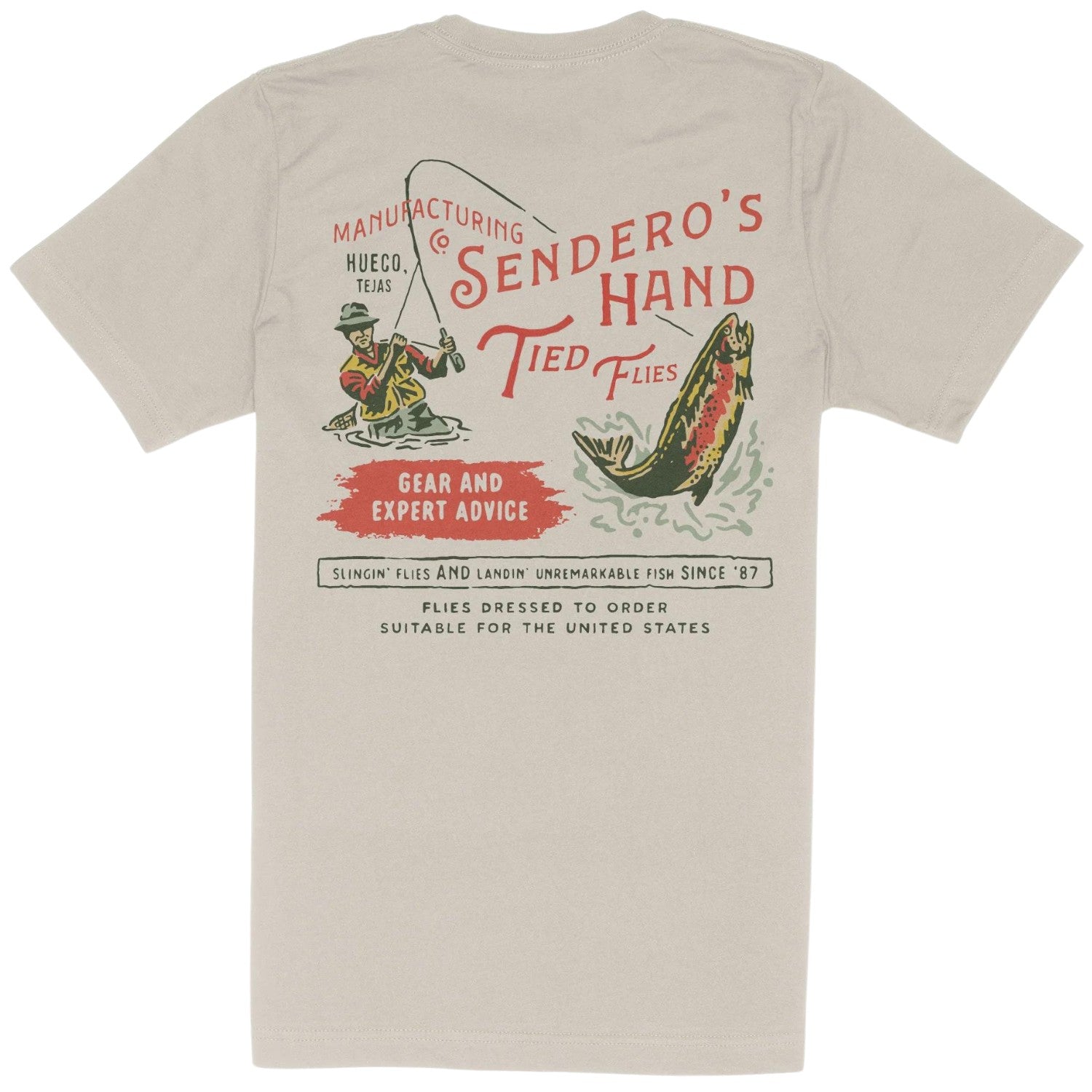 Sendero Hand Tied Flies S/S Tee - Men's