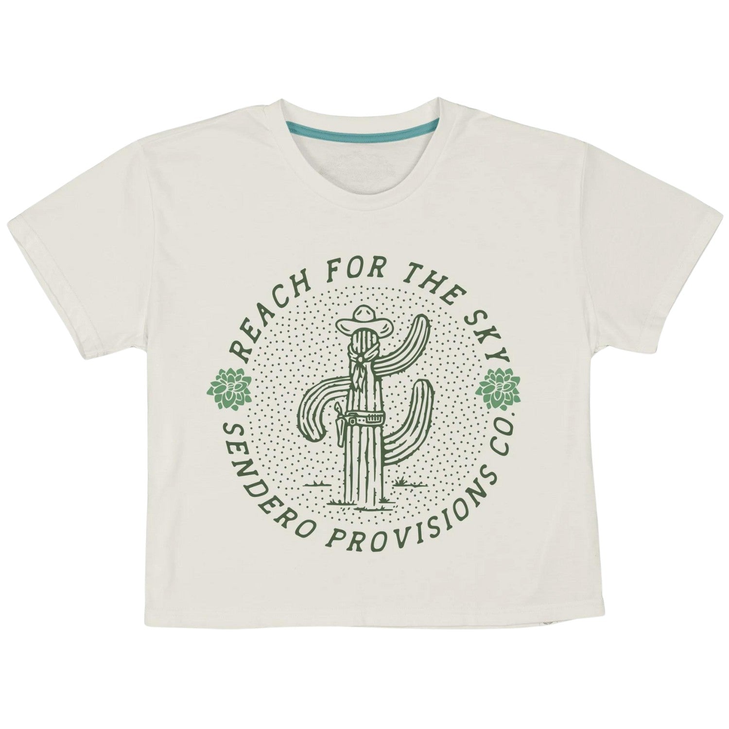 Sendero Reach For The Sky Crop S/S Tee - Women's