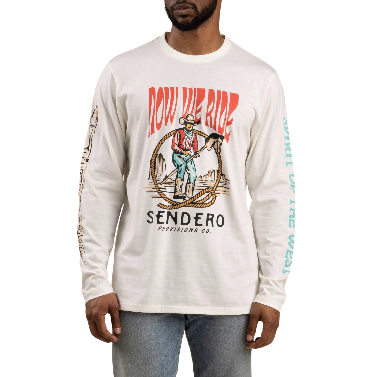 Sendero Stick Horse Long Sleeve T-Shirt - Men's