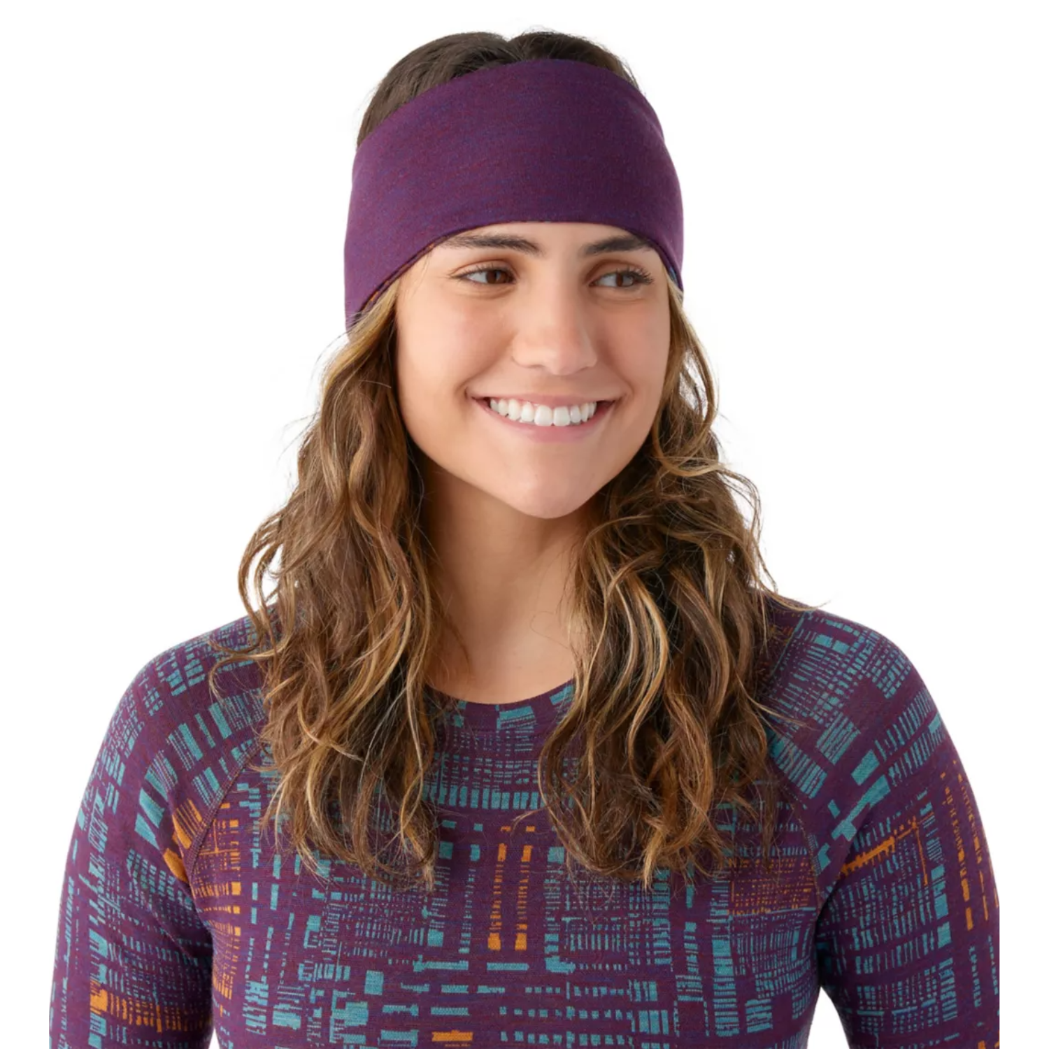 Purple Iris Digital Plaid