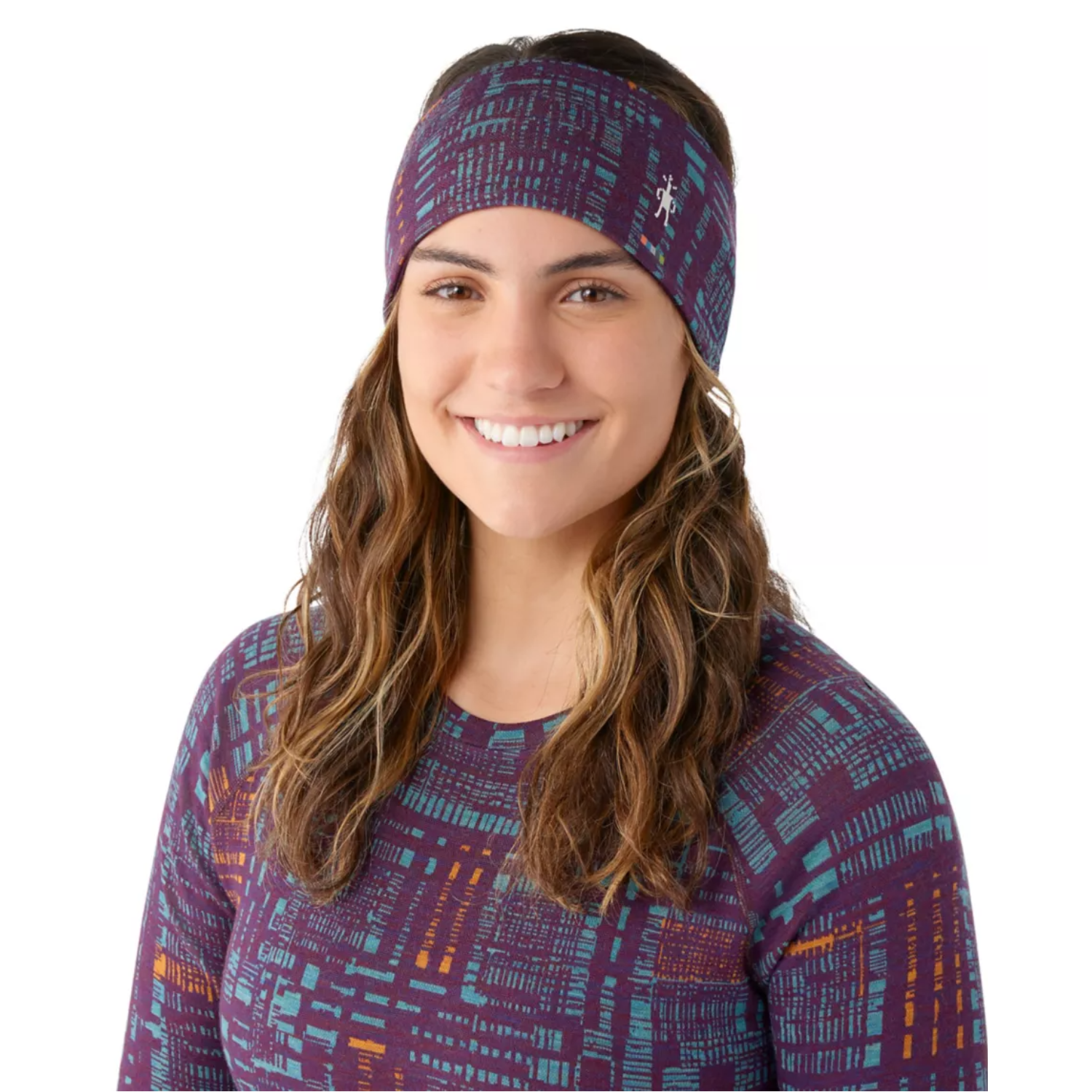 Purple Iris Digital Plaid