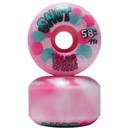 Snot Nolan Houghton Spiral Wide Boys Pink White Spiral 99A Skateboard Wheels