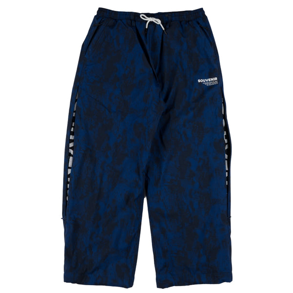 PETROL BLUE BLOTCH PRINT