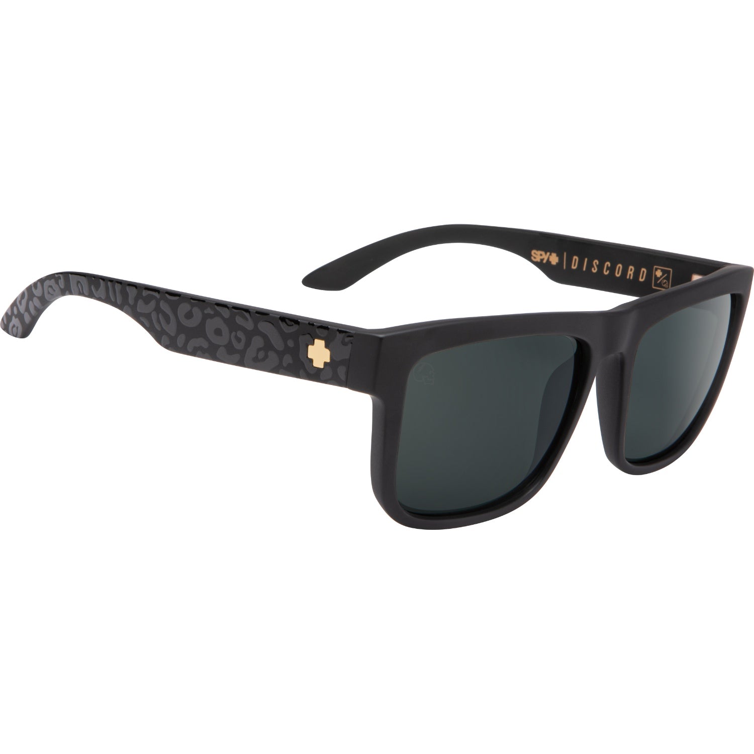 Matte Black Leopard | Happy Gray Green with Light Silver Spectra Mirror