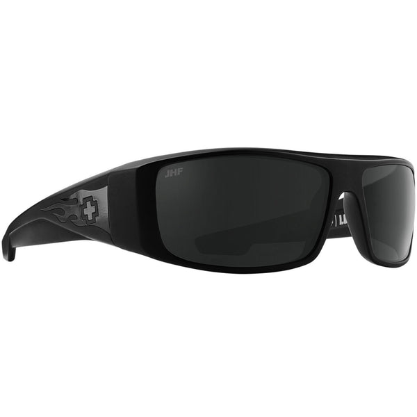 Matte Black Gloss Black Flames |  Happy Gray