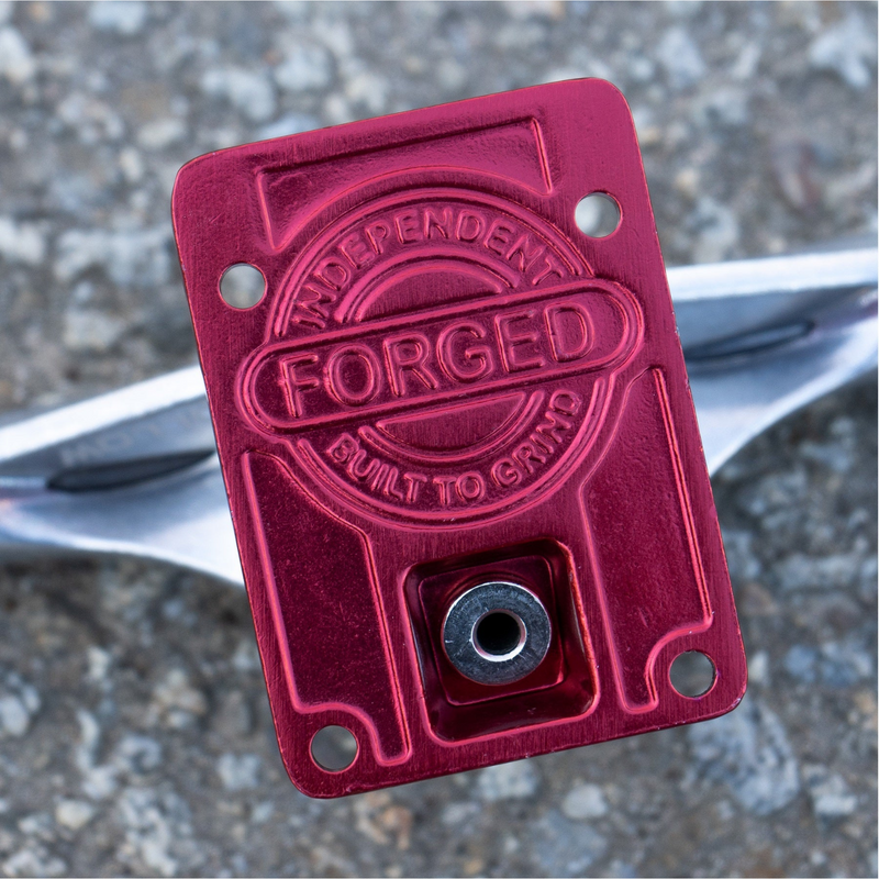 Stage 11 Forged Hollow BTG Summit Silver Ano Red Independent Skateboard Truck