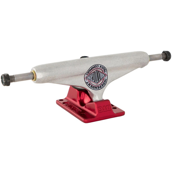 Stage 11 Forged Hollow BTG Summit Silver Ano Red Independent Skateboard Truck
