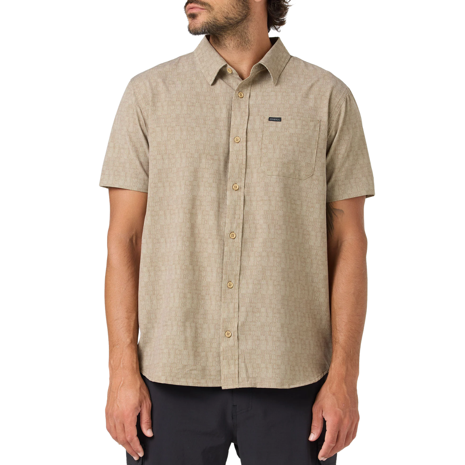 O'Neill TRVLR UPF Stabdard Fit SS Button Up Shirt - Men's