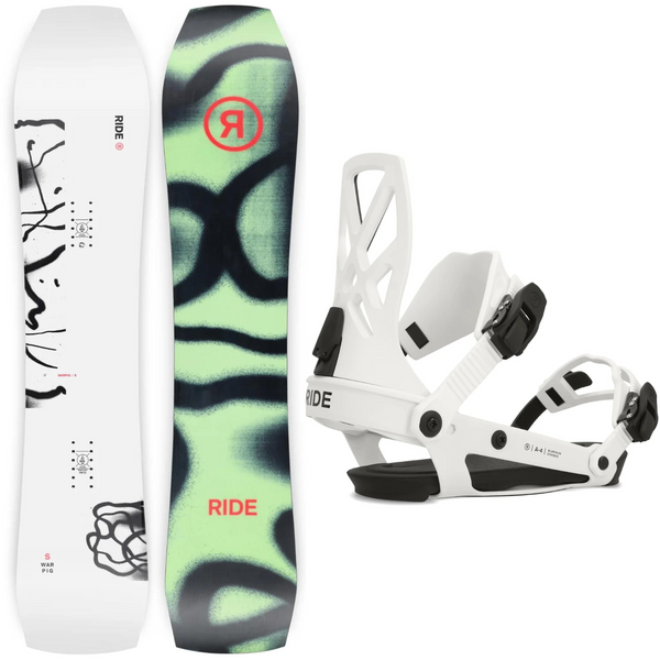 Ride Warpig 2024 + Ride A-4 2024 - Snowboard Package