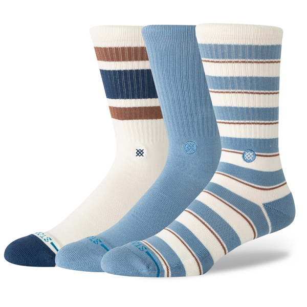 Stance Stripped It Crew Socks 3-Pack - Men's
