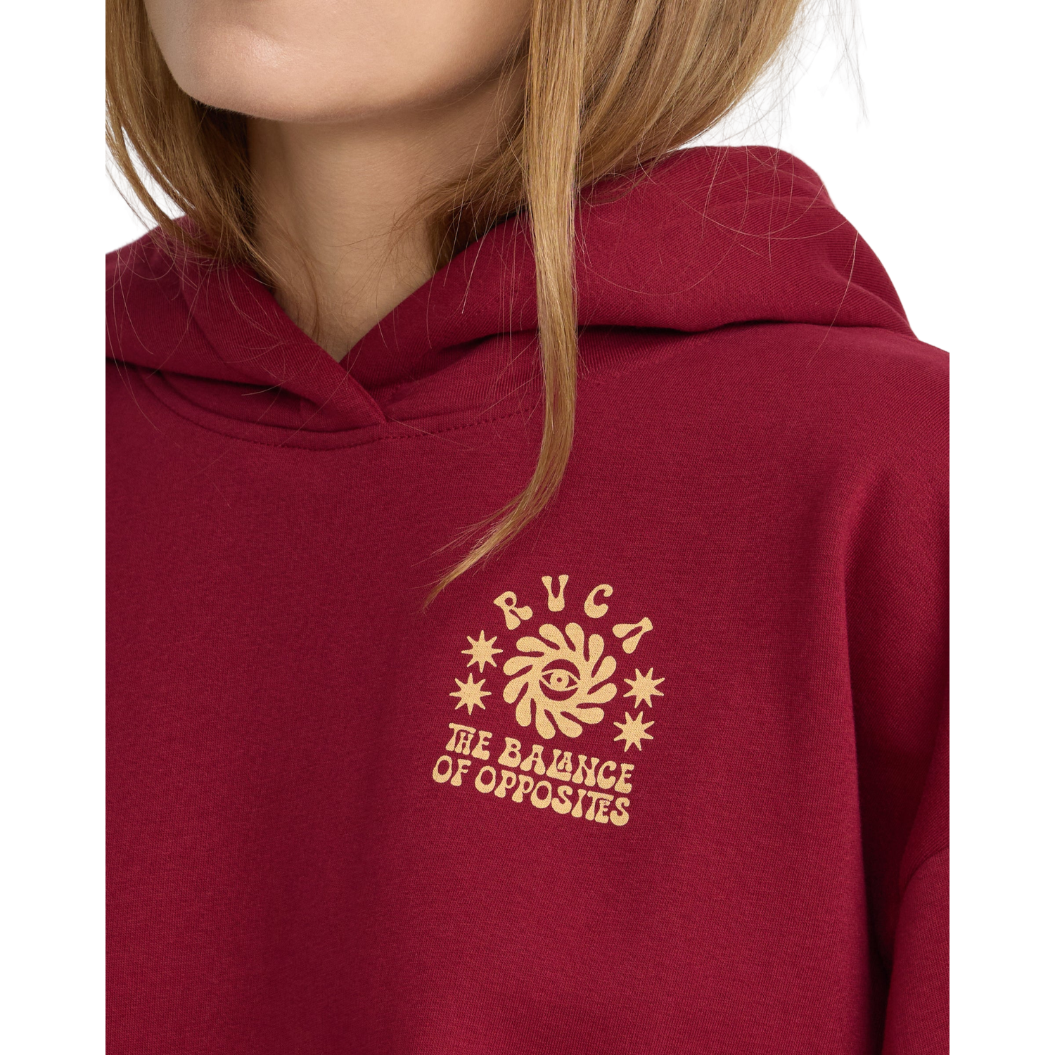 RVCA Women's Iris Oversized Hoodie Brick - Women's