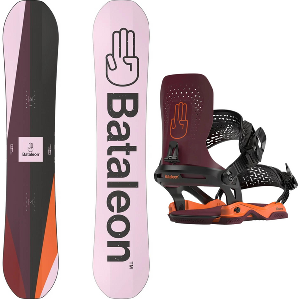 2024 Bataleon Spirit Snowboard + 2024 Bataleon Donna Snowboard Bindings Package