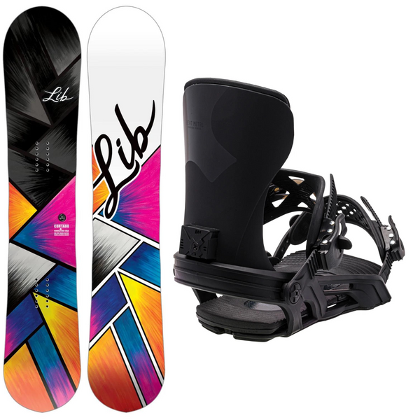 2024 Lib Tech Cortado Snowboard + 2024 Bent Metal Stylist Snowboard Bindings Package