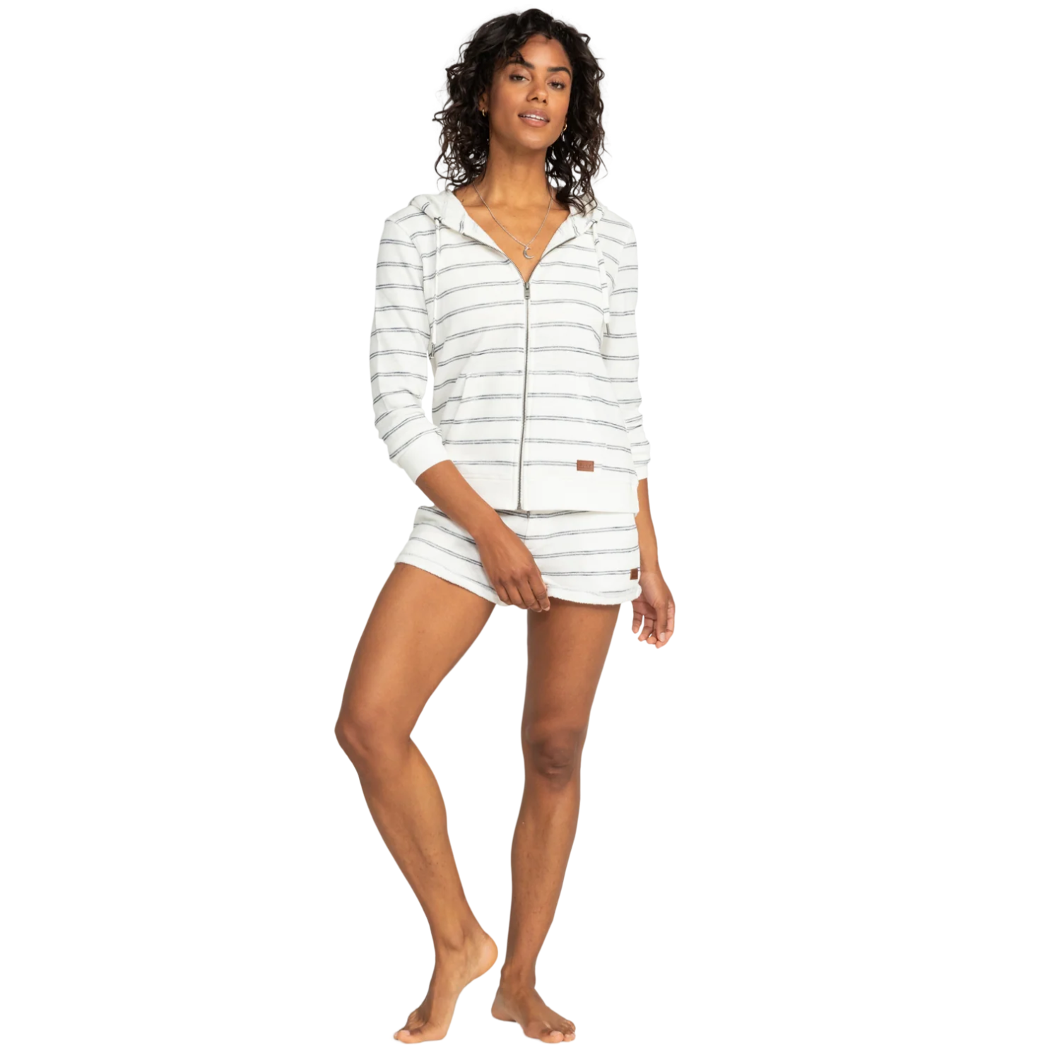 Roxy Perfect Wave Stripe Full Zip Hoodie - Women's