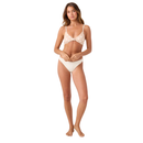 Roxy Puka Dots Knot Bralette Bikini Top
