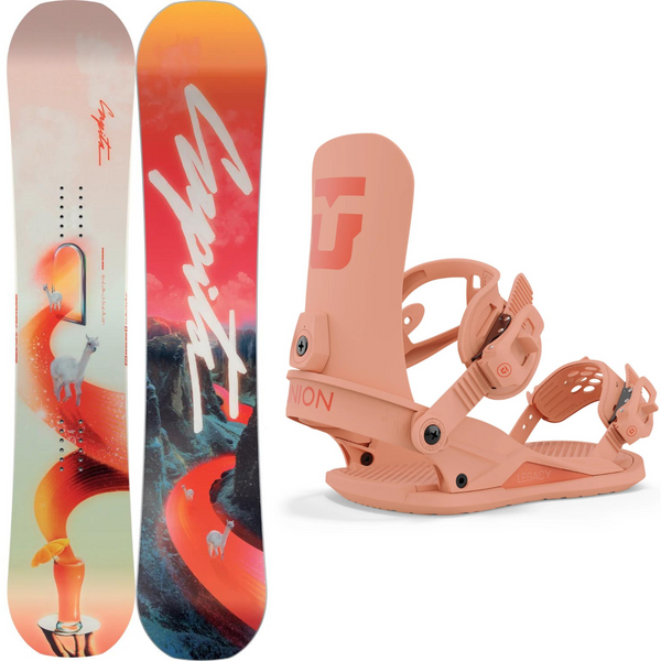 2024 Capita Space Metal Fantasy Snowboard + 2024 Union Legacy Snowboard Bindings Package