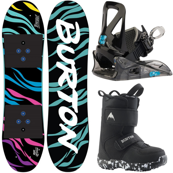 Burton Mini Grom Snowboard 2024 + Burton Mini Grom Boots & Bindings 2024