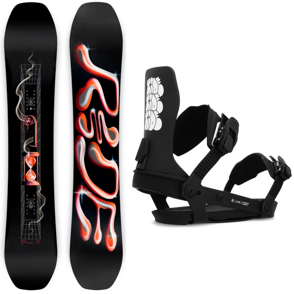 Ride Shadowban 2024 + Ride A-6 2024 - Snowboard Package