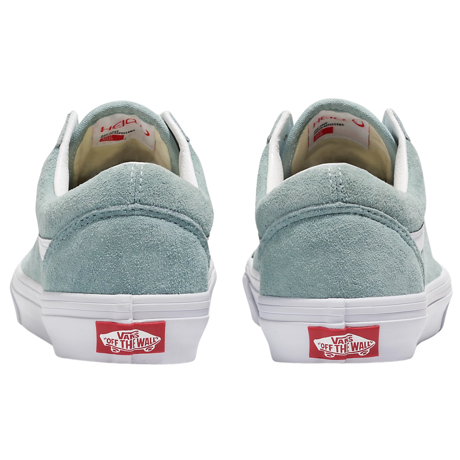 Vans Old Skool Pig Suede Shoes Gray Mist - Women's
