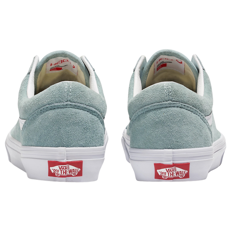 Vans Old Skool Pig Suede Shoes Gray Mist Women s