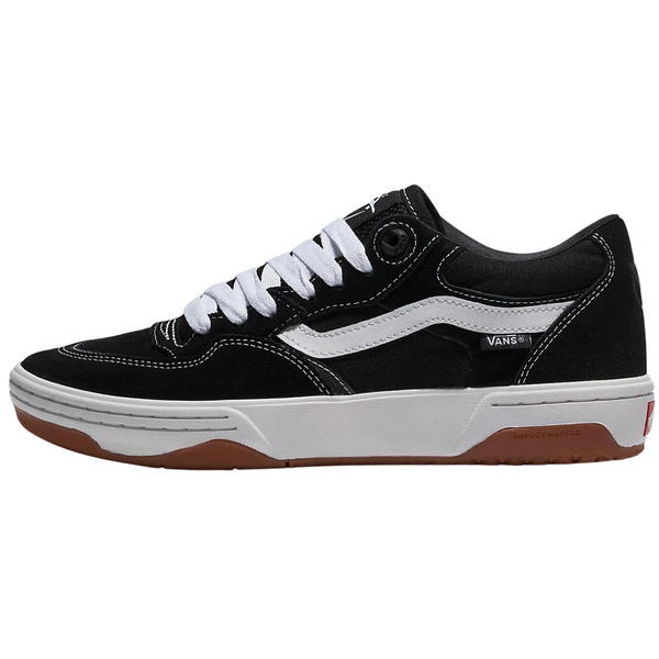 Shop Vans Rowan 2 Black/White Shoes