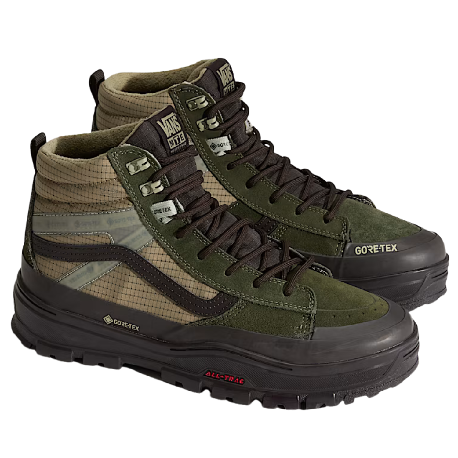 Dark Green/Dark Brown