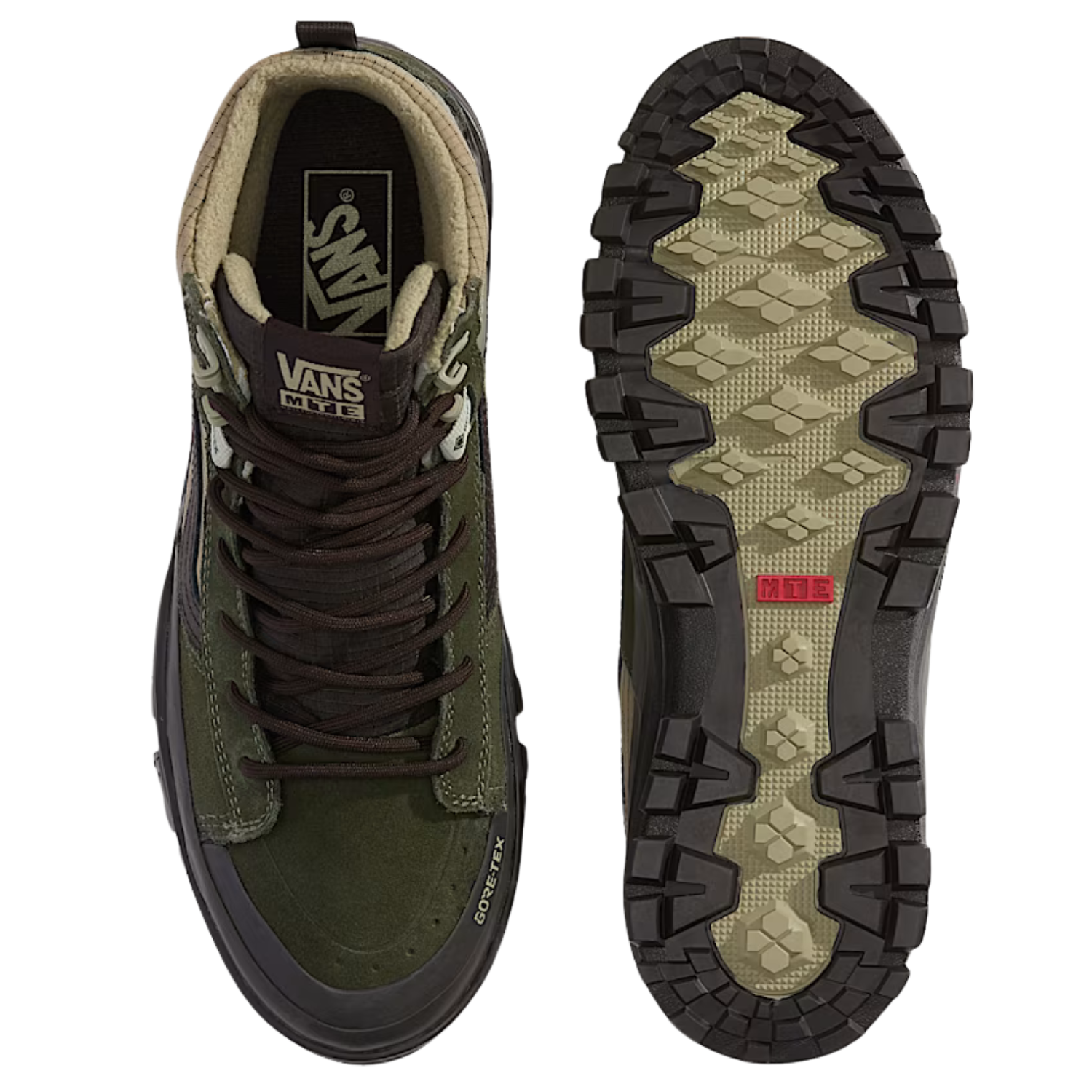 Dark Green/Dark Brown