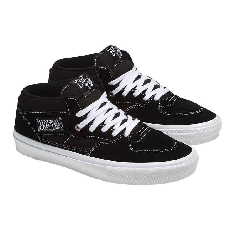 Vans Skate Half Cab Men's Shoes - Black/White
