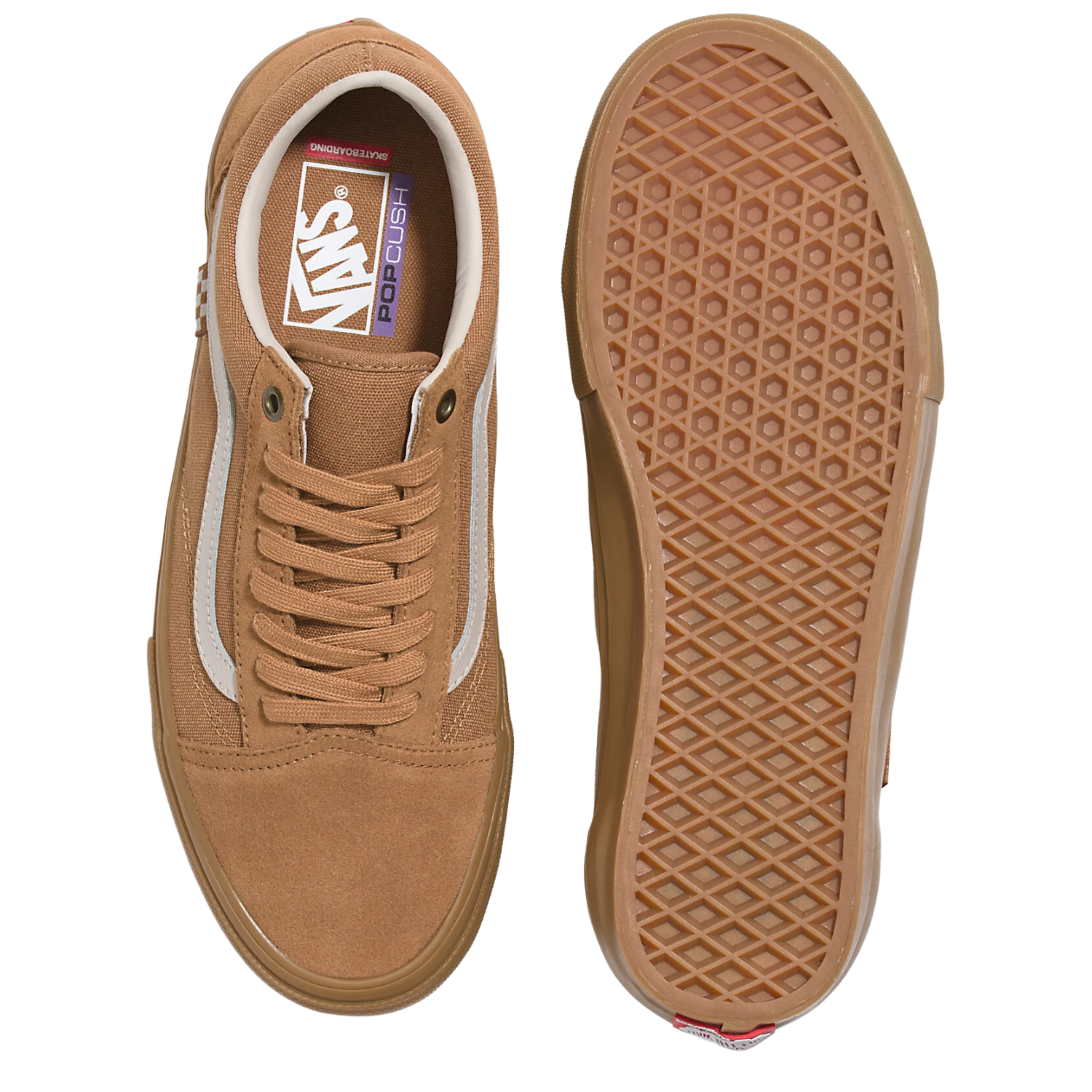 Vans Skate Old Skool Light Brown/Gum Men's Shoes