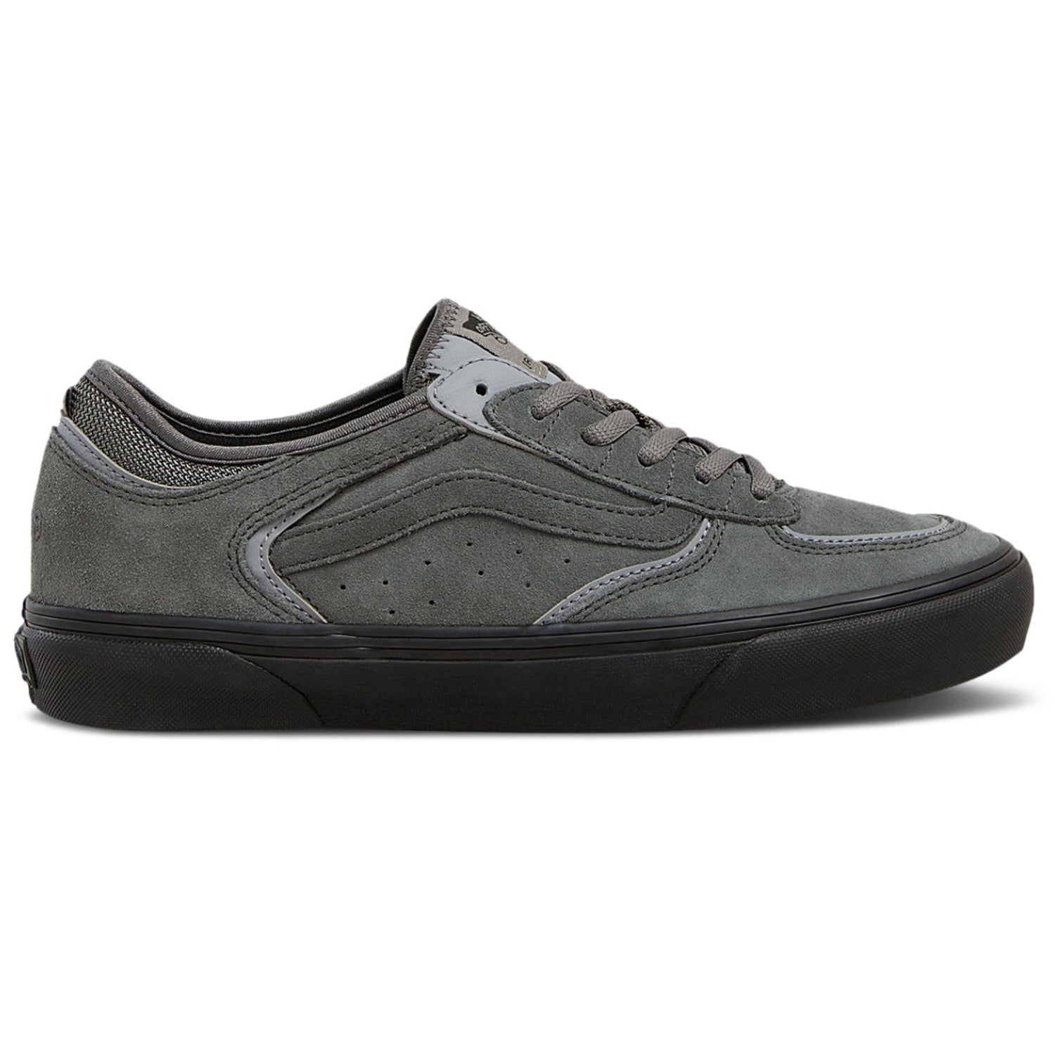 Vans Skate Rowley Suede Shoes Charcoal / Black - Men's