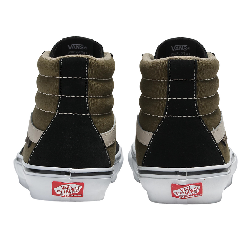 Vans Skate Sk8-Hi Black/Olive Men's Shoes