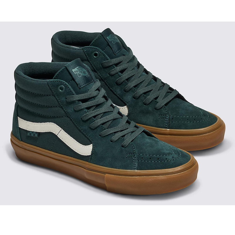 Vans Skate Sk8-Hi Dark Green/Gum Shoes