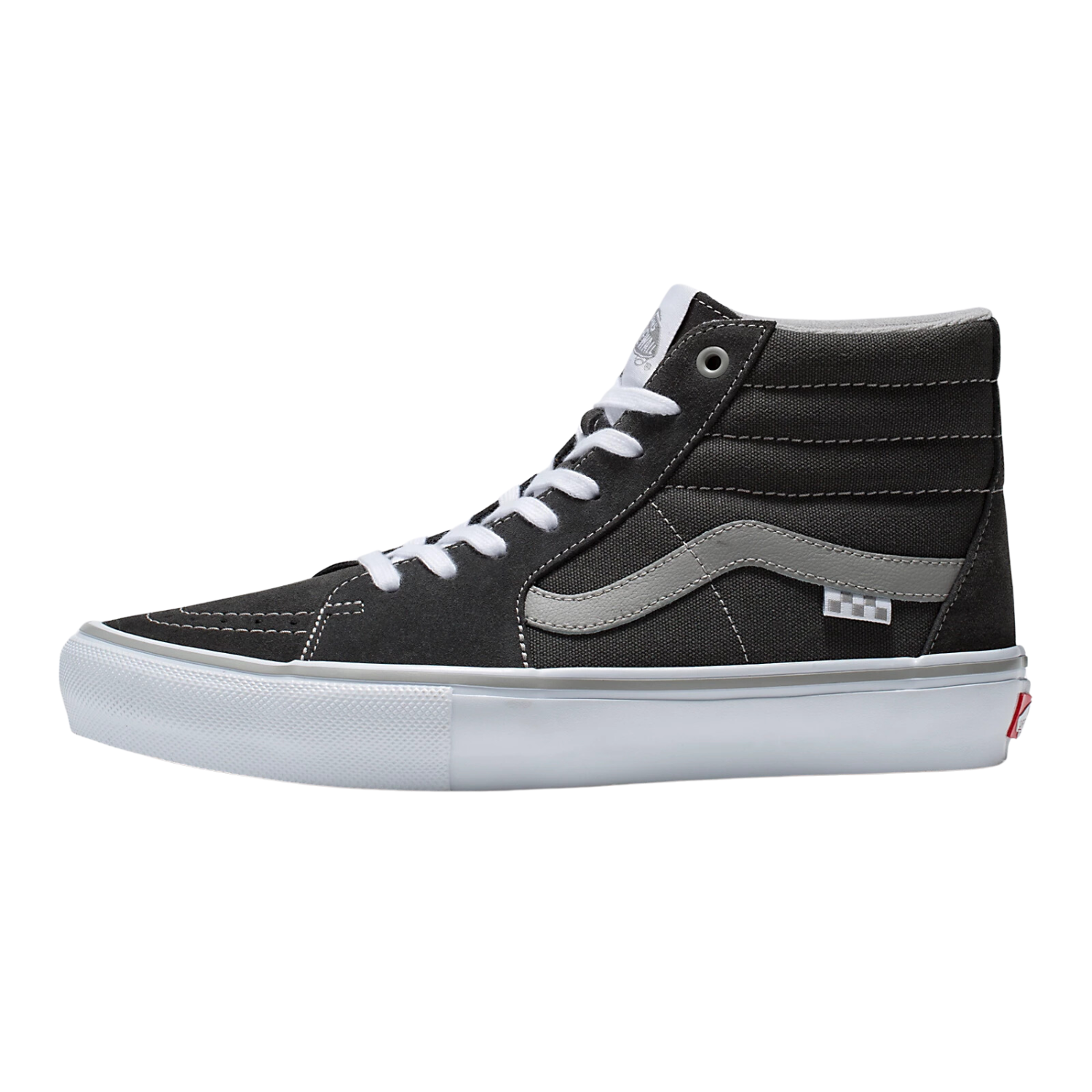Vans Skate Sk8-Hi Dark Grey/White Men's Shoes